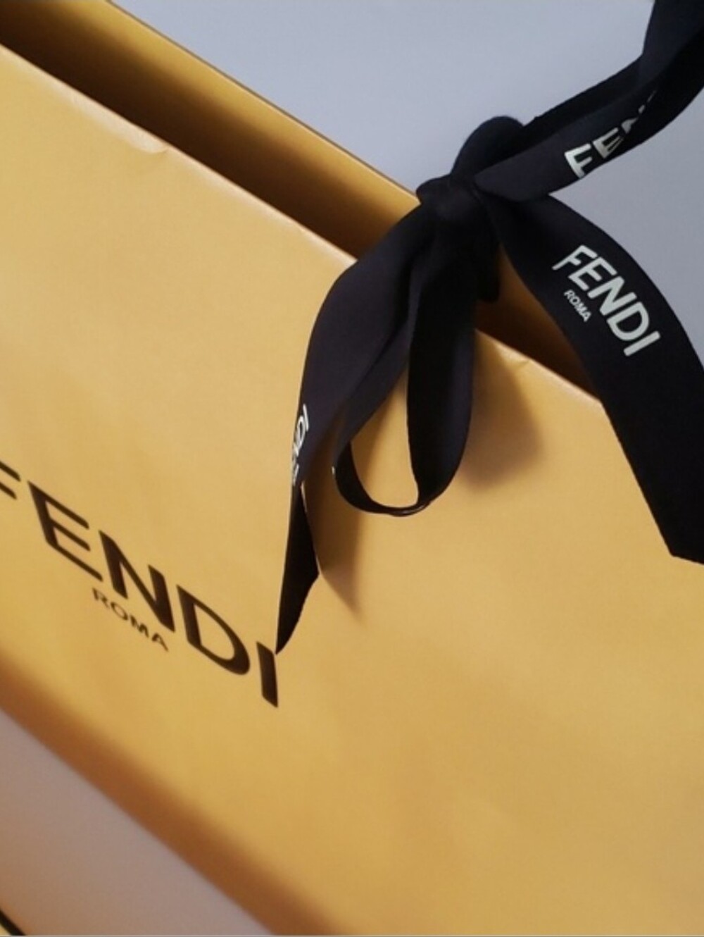 FENDI Roma Luxury Gift Box & Shopping Bag Set – Authentic Boutique Packaging - Picture 3 of 7